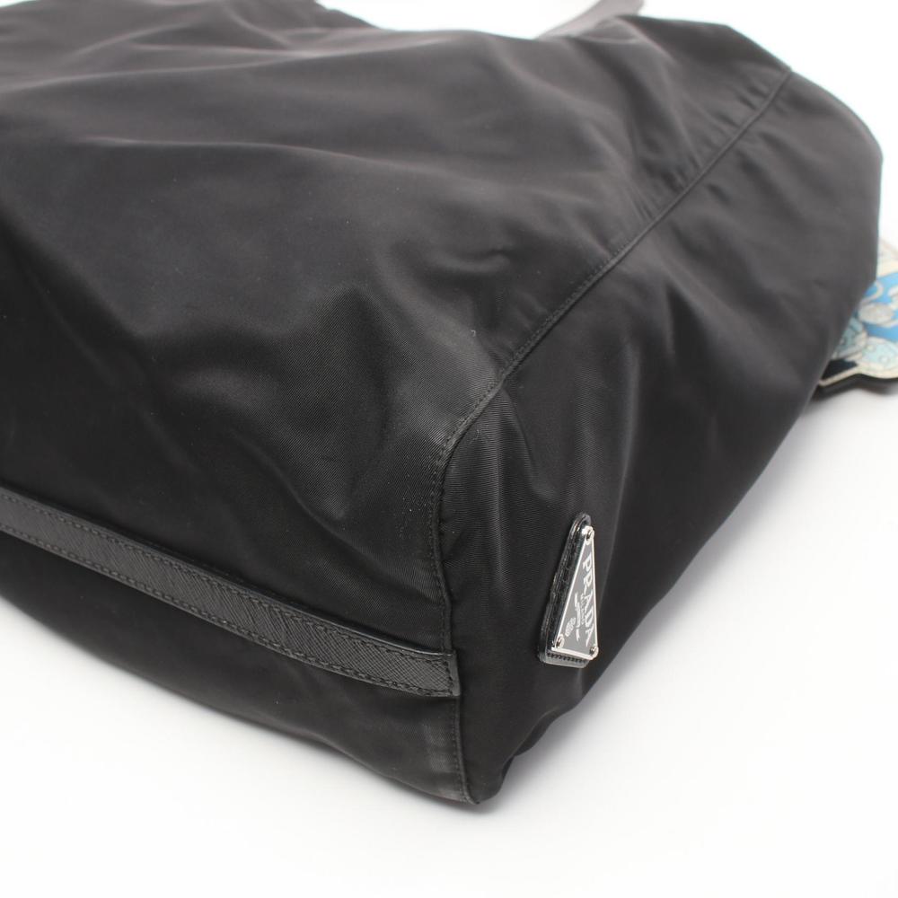 Prada Nylon Bag Black Patch Tote Comic - image 8